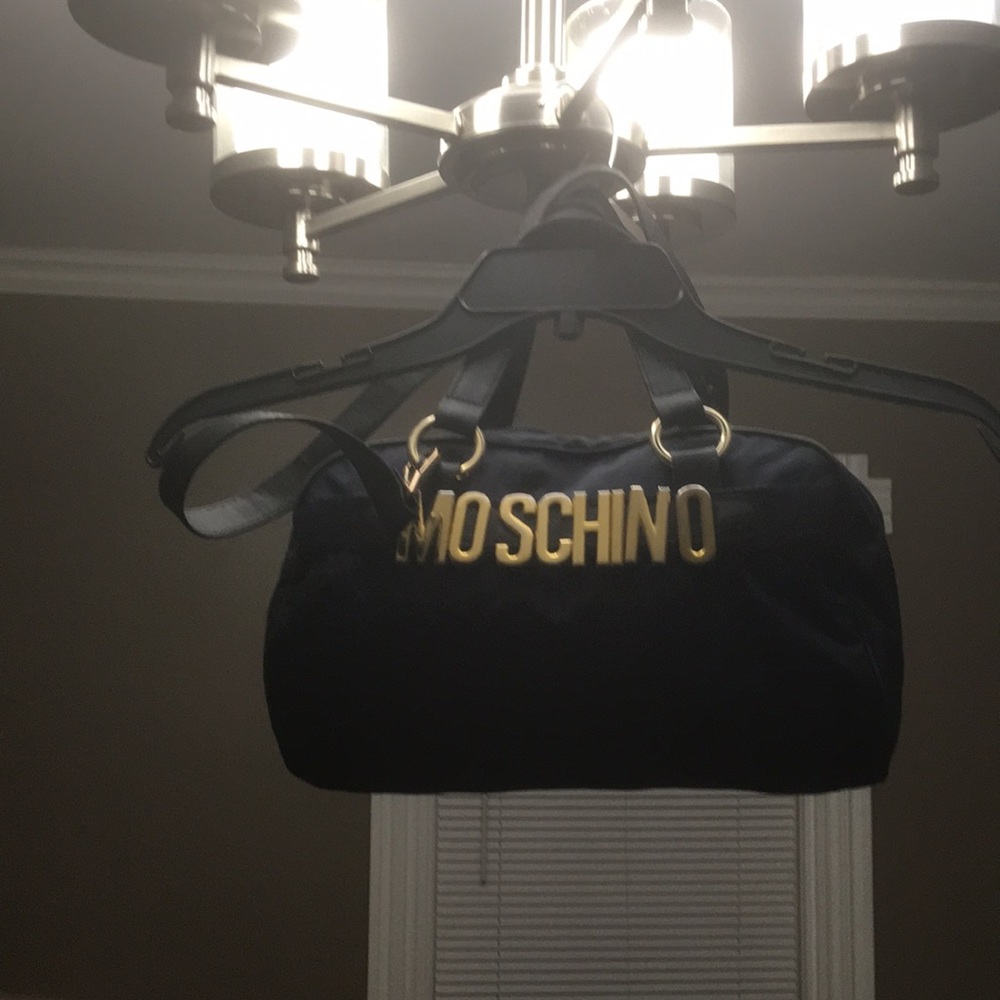 Moschino Vintage Nylon Bowler Bag